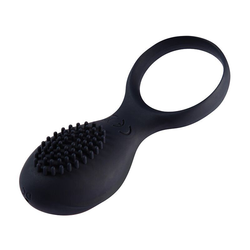 Rechargeable Silicone Clit Stimulator Penis Cock Ring Sex Toys for Men Couples
