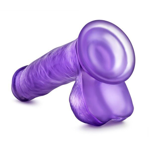 Realistic Jelly Dildo Dong Cock Balls Suction Cup Strap-on Harness Compatible