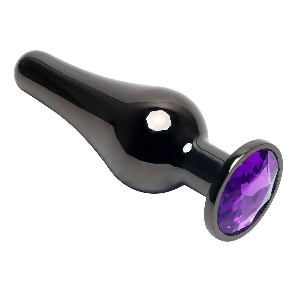 Purple Gem Anal Butt Plug Anal Play Sex-toys for Men Women Couples