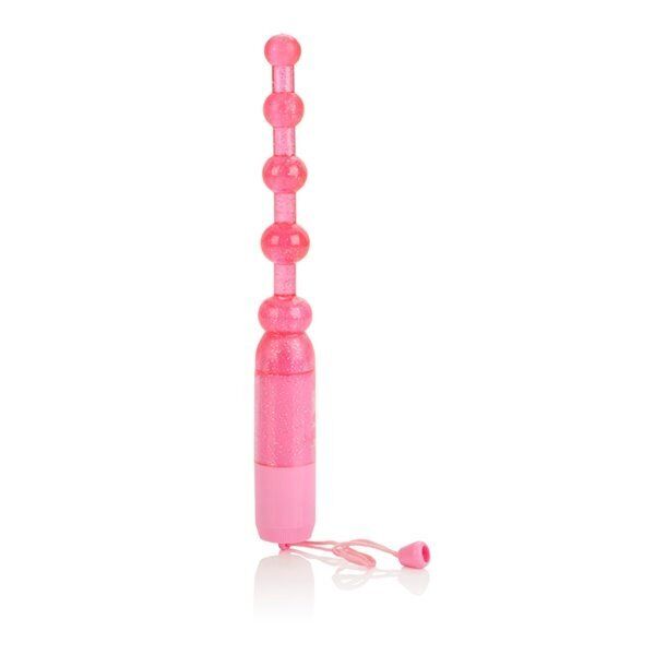 Slim Slender Flexible Bendable Waterproof Vibrating Anal Pleasure Beads Vibrator