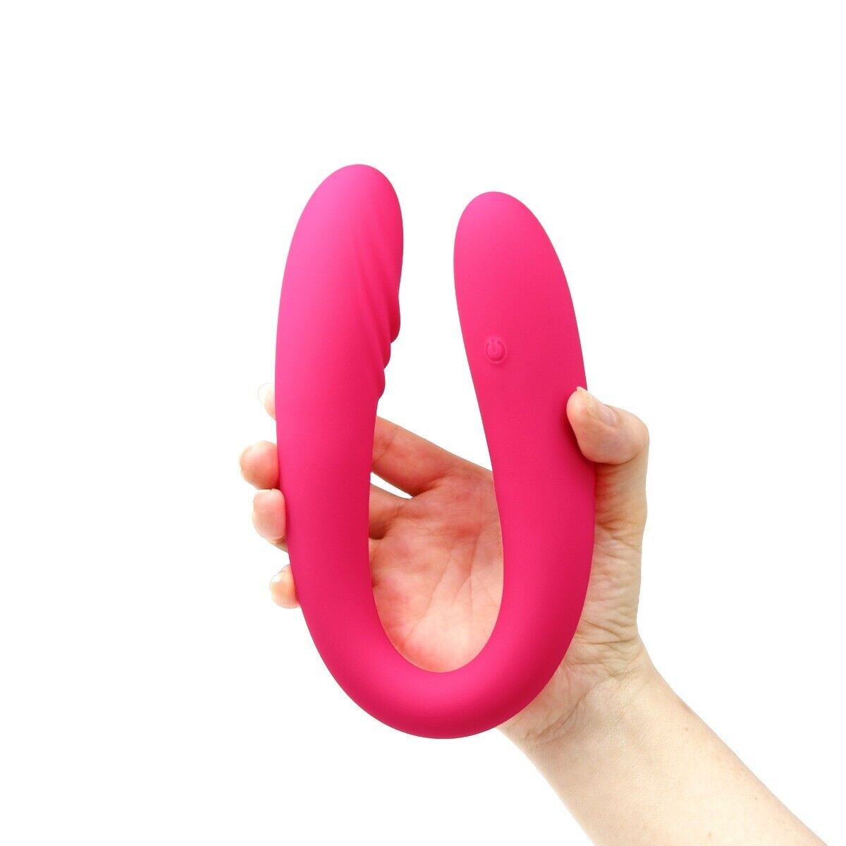 Bendable Double Ended Penetration G-spot Anal Vibrator Dildo Dong DP Sex Toys