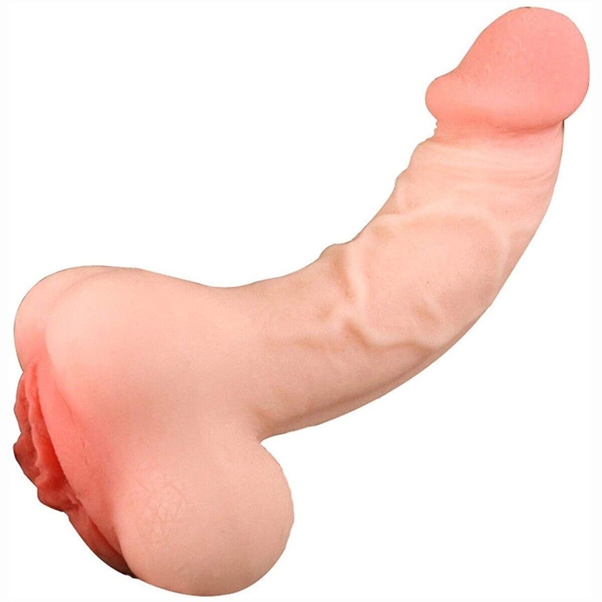 Realistic Vagina Pussy Male Masturbator Stroker Penis Extension Sleeve Sex Toys