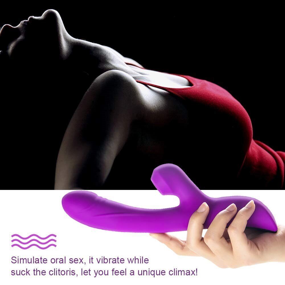 Rechargeable Clitoral Sucking Rabbit Vibrator Sex-toys for Women Couples