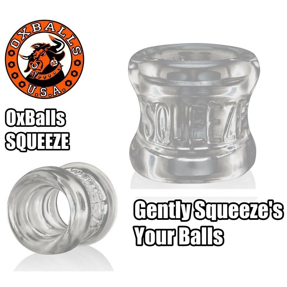Oxballs Soft Grip Ball Tugging Squeeze Ball Stretcher Penis Cock Ring