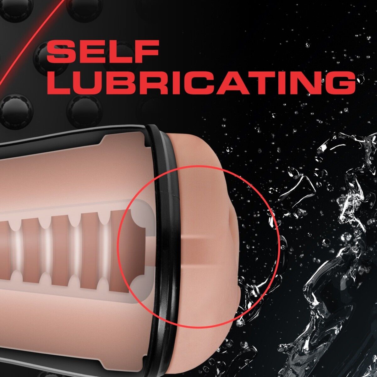 Self Lubricating Male Stroker Cup Male Masturbator Penis Trainer Sex Toy for Men