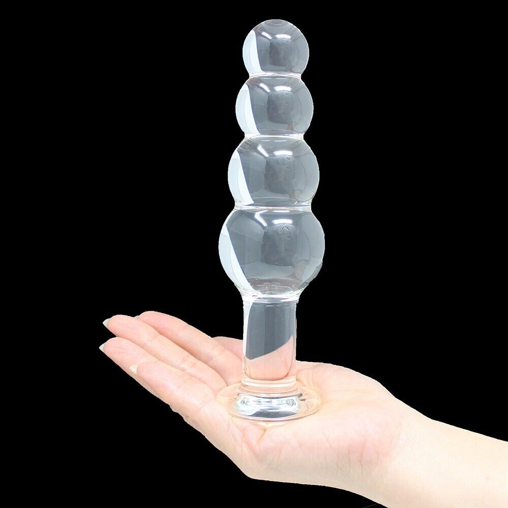 Beaded Glass Anal Butt Plug Dildo Beads Anal Sex Toys for Men Women Couples