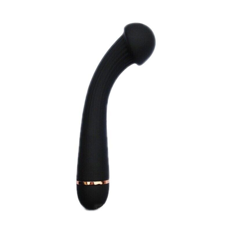 Silicone Bendable G Spot Anal Vibrator Dildo Butt Plug Sex-toys for Women Couple