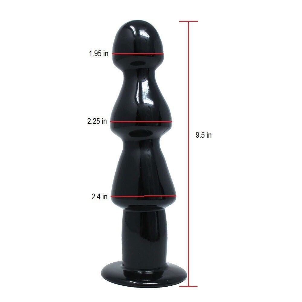 Thick XL Beaded Anal Dildo Butt Plug Dilo Anal Play Sex Toy for Men Women Couple