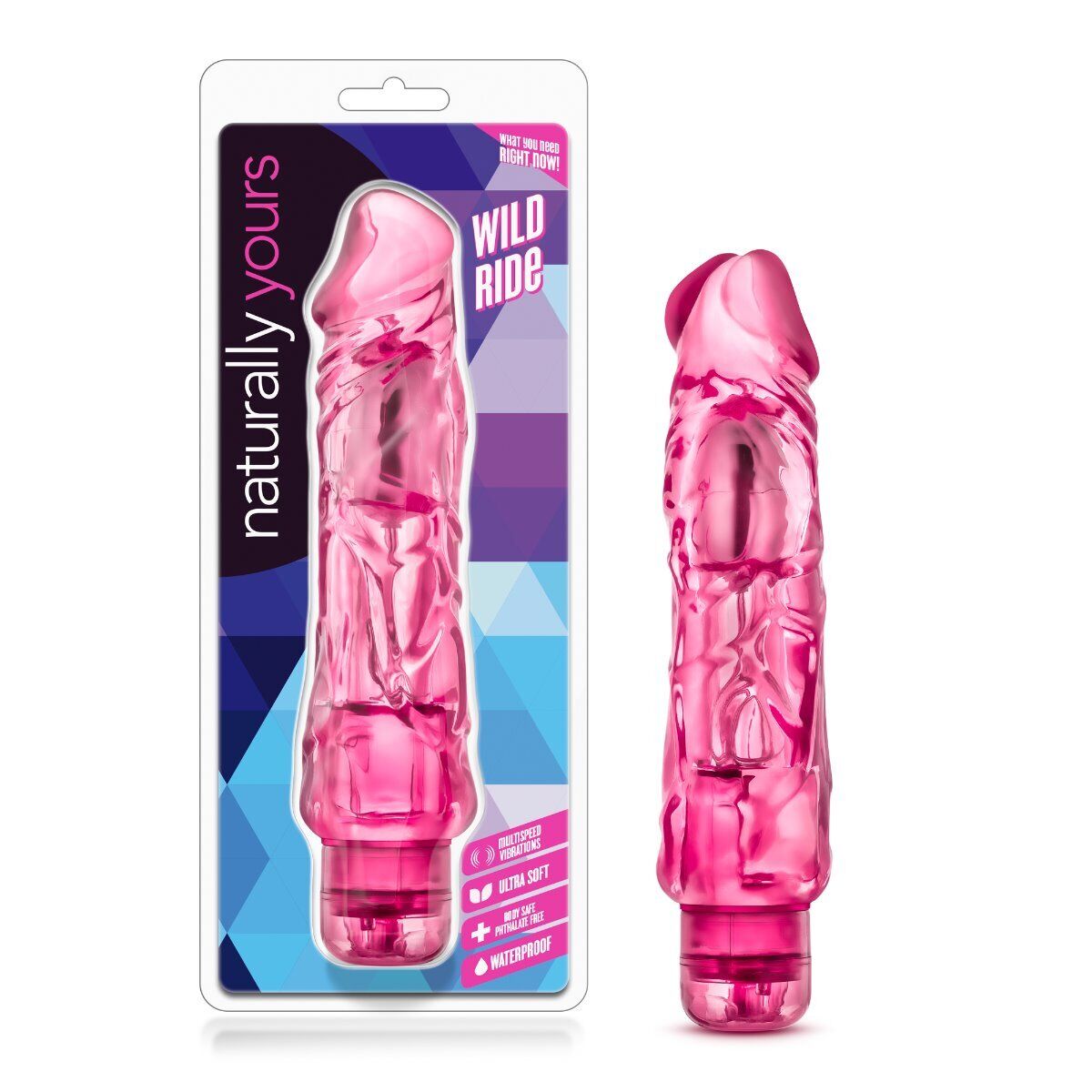 Waterproof Thick Jelly Vibrating Realistic G-spot Anal Dildo Cock Vibe Vibrator