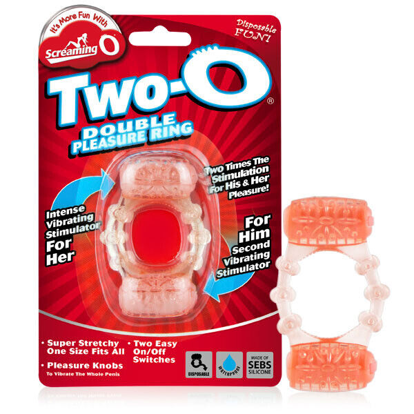 Screaming O Dual Motor Two O Double Pleasure Vibrating Cock Penis Ring Enhancer