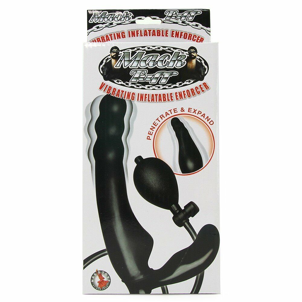 Mack Tuff Vibrating Inflatable Enforcer Strapless Strap-on G-spot Dildo Dong