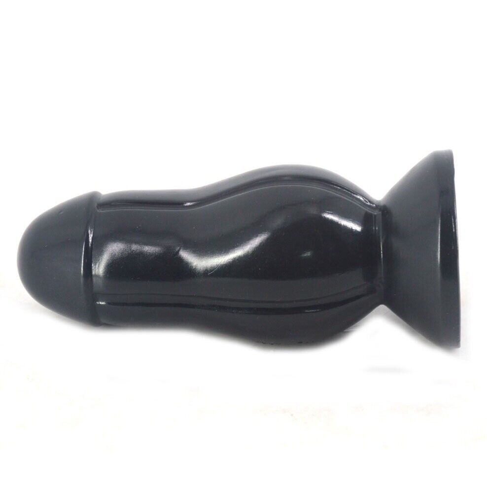 Soft Squeezable XL Extra Large Anal Butt Plug Dildo With Suction Cup