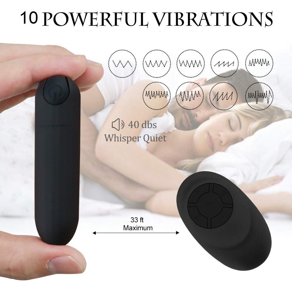 Wireless Remote Control Bullet Clit Nipple Vibrator Sex-toys for Women Couples