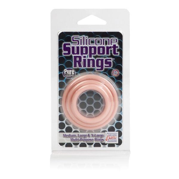 3PC Silicone Penis Support Cock Rings Male Erection Enhancer Prolong Delay Sex