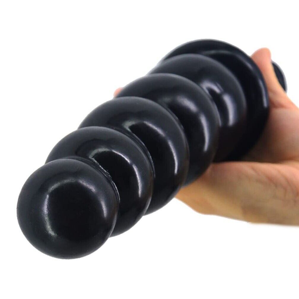 Huge Soft Anal Beads Butt Plug Dildo Probe Sex-toys for Gay Couples