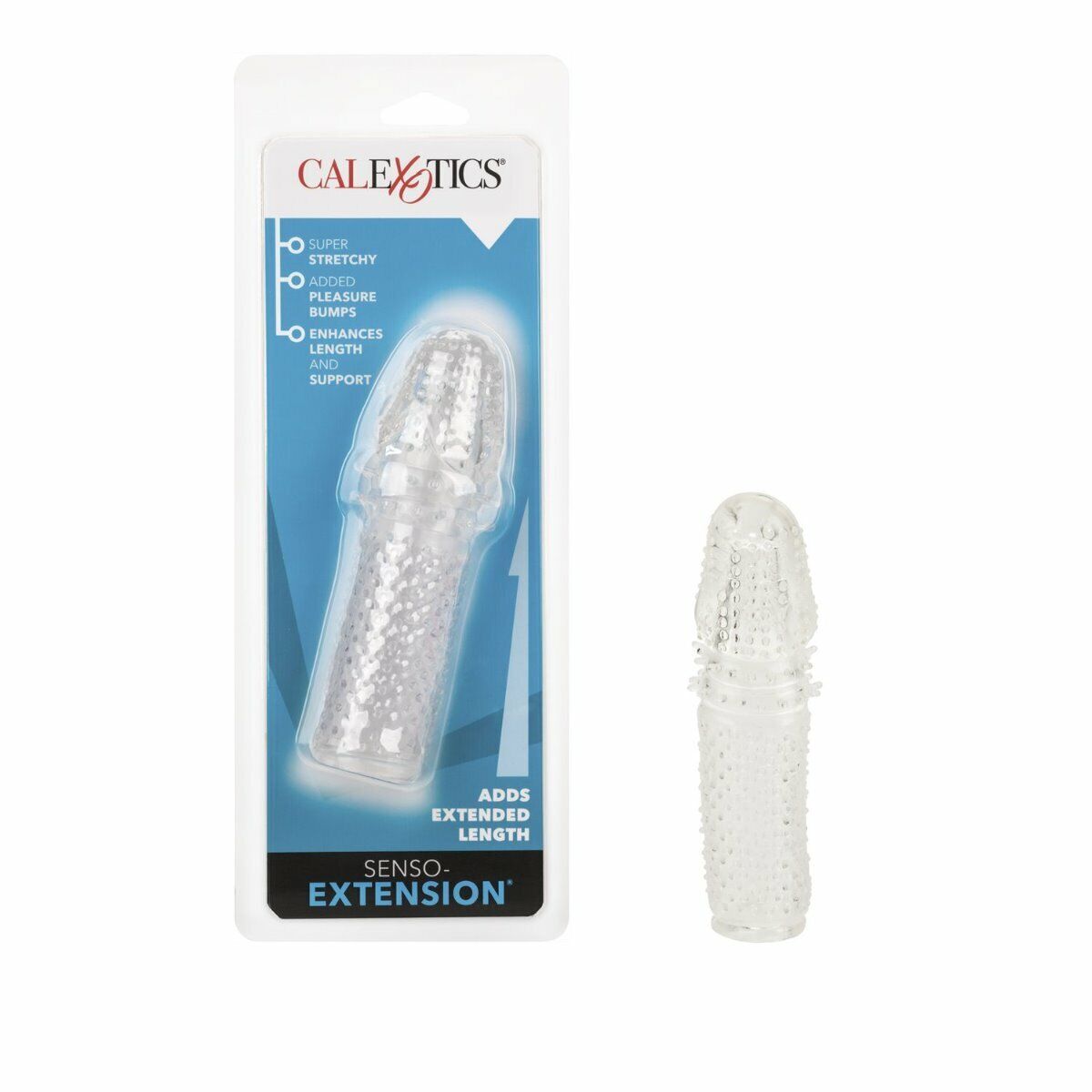 Add 2" Penis Length Cock Sleeve Extender Extension Orgasm Sleeve Enhancer Sheath