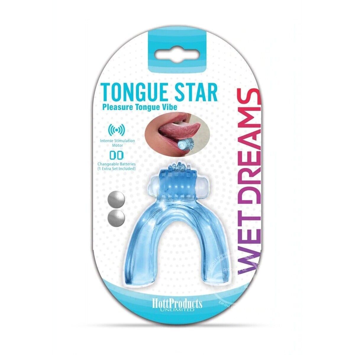 Vibrating Tongue Star Pleasure Tongue Vibe Vibrator Oral Sex Toys for Couples