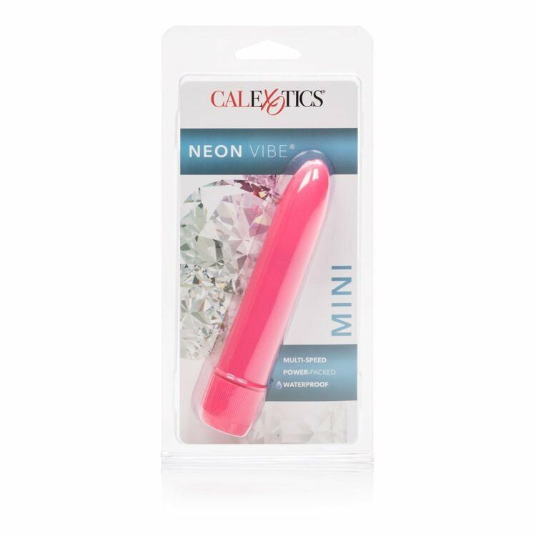 4.5" Mini Neon Vibe Discreet Pocket Vibrator Beginner Clit Anal G-spot Sex Toy