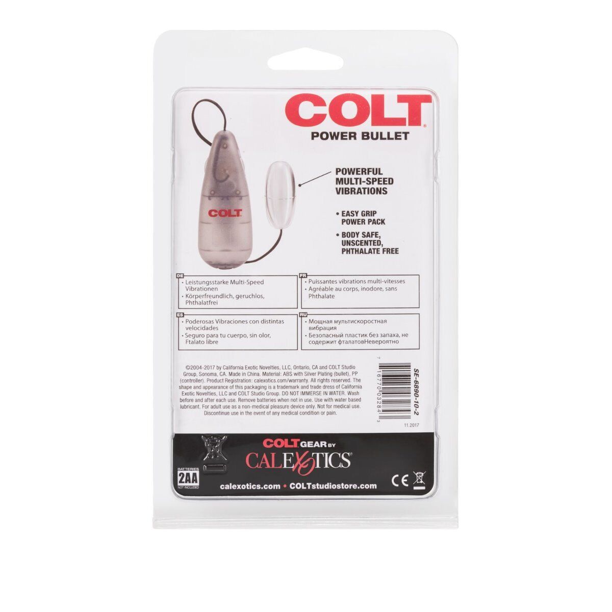 COLT Multi-Speed PowerPak Vibrating Bullet Clitoral Vaginal Anal Climax Egg Vibe