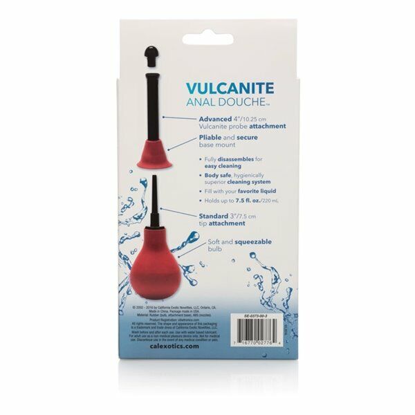 Vulcanite Anal Douche Enema Vaginal Cleansing System with Attachment