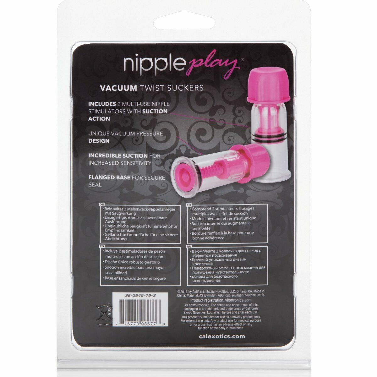 Couple Lover Fetish Breast Nipple Play Sex Toy Vacuum Twist Nipple Sucker Pump