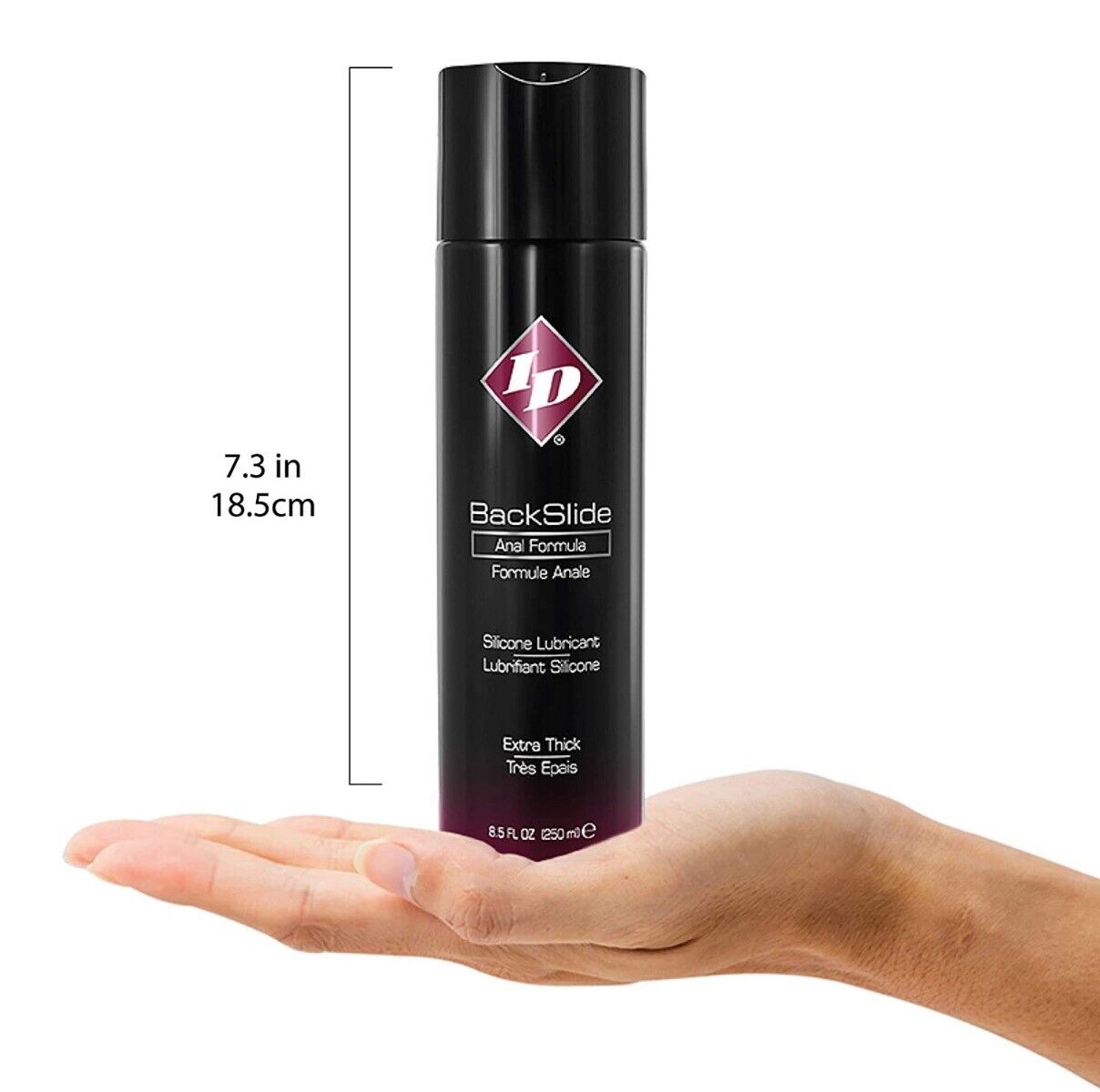 ID Lubricants Backslide Extra Thick Silicone based Personal Anal Lubricant 8.5oz