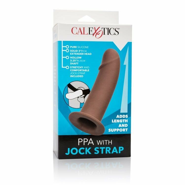 Silicone Hollow Penis Extension Extender Strap-on PPA ED Solution for Men