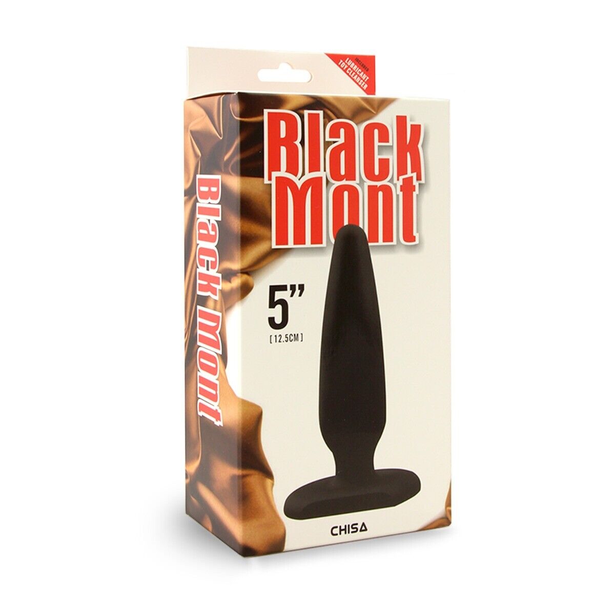 Soft Smooth Flexible 5" Black Silicone Anal Butt Plug Anal Play Training Sex Toy