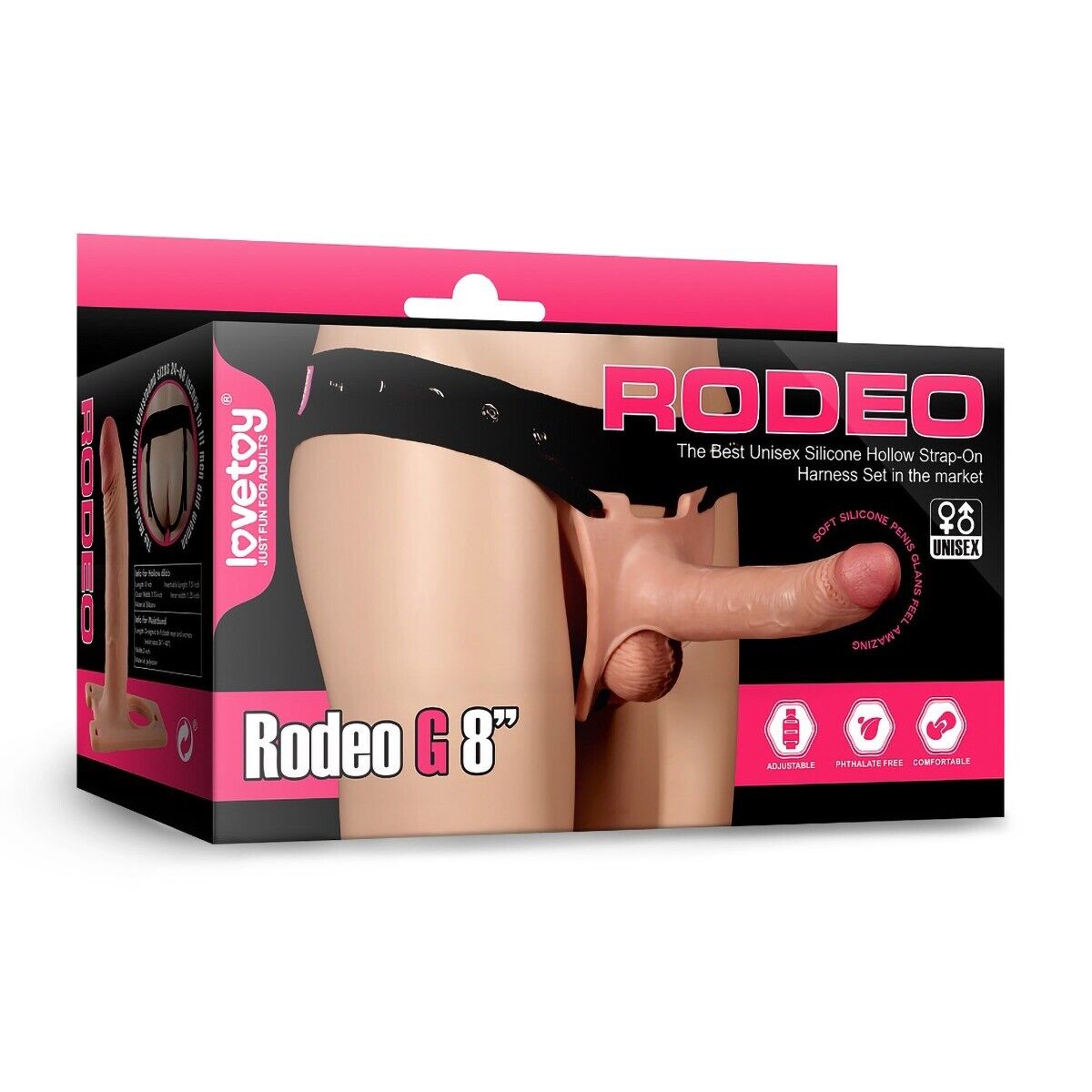 Realistic Hollow Male Strap On Dildo Dong Harness Penis Extension Cock Extender