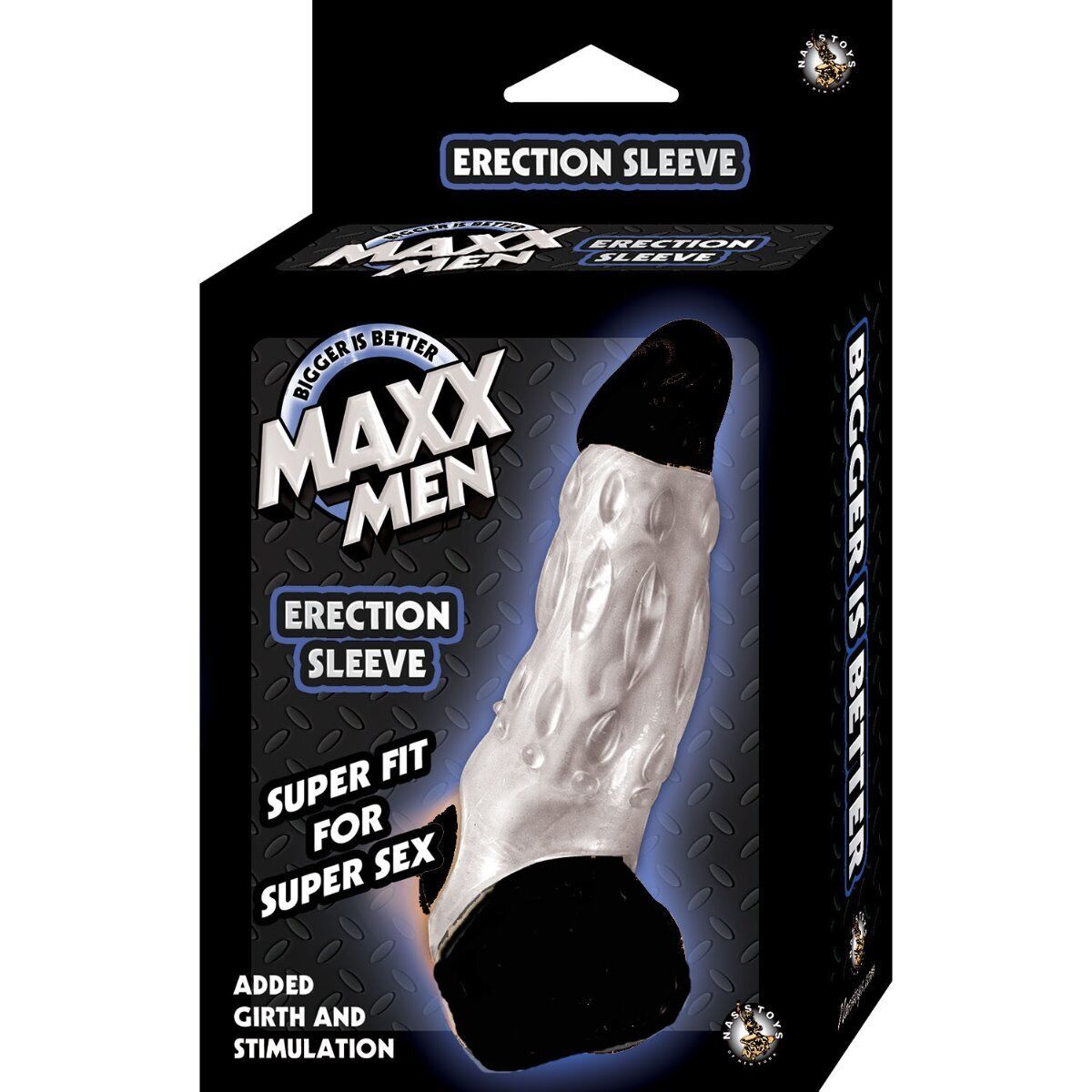 Maxx Men Penis Erection Girth Enhancer Sleeve Cock Extension Cage Sheath