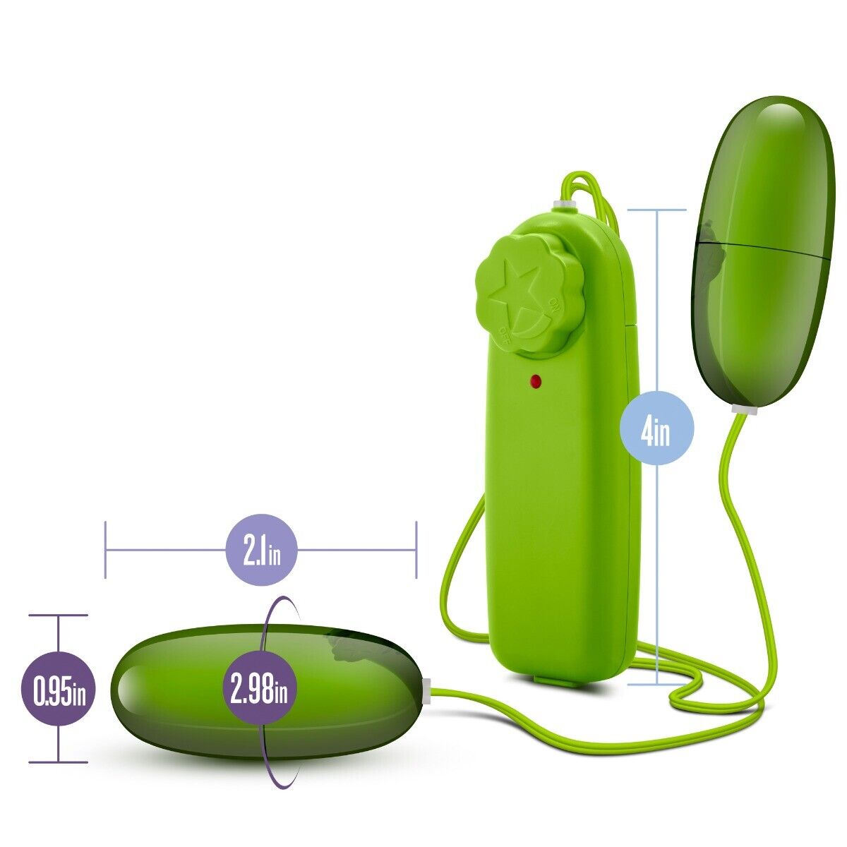 Vibrating Double Vaginal Anal Egg Bullet Vibrator Foreplay Sex Toys for Couples