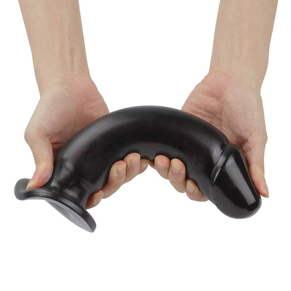 9" Flexible XL Extra Large Realistic Anal Butt Plug Dildo With Suction Cup