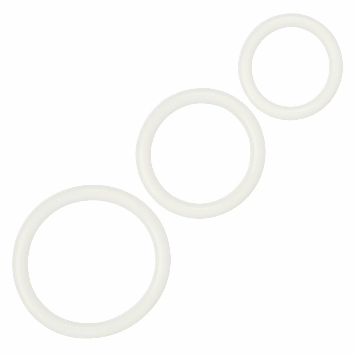 Stretchy Tri-Rings 3 Glow in the Dark Penis Enhancer Cock Rings Set of 3