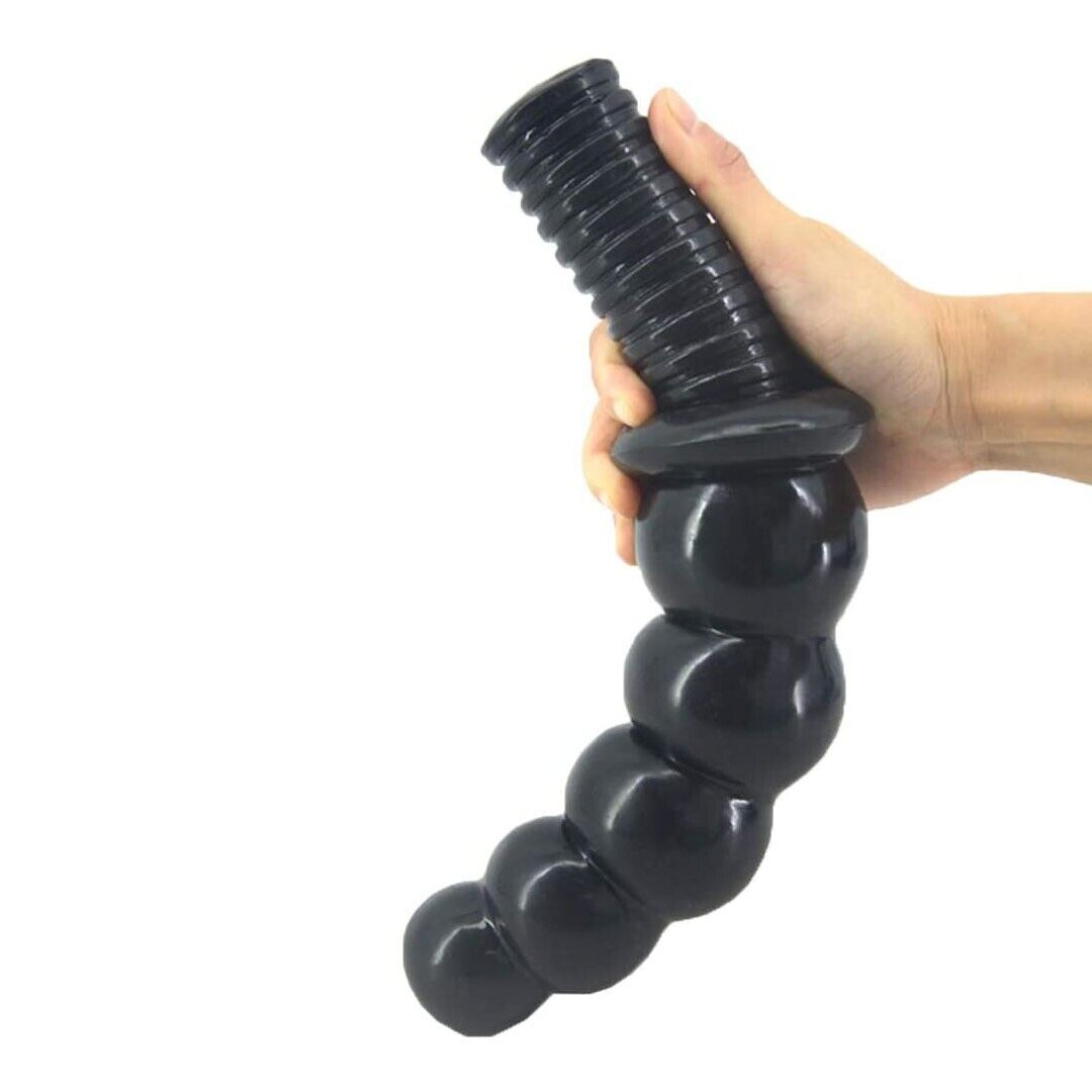 Huge Soft Anal Beads Butt Plug Dildo Probe Sex-toys for Gay Couples