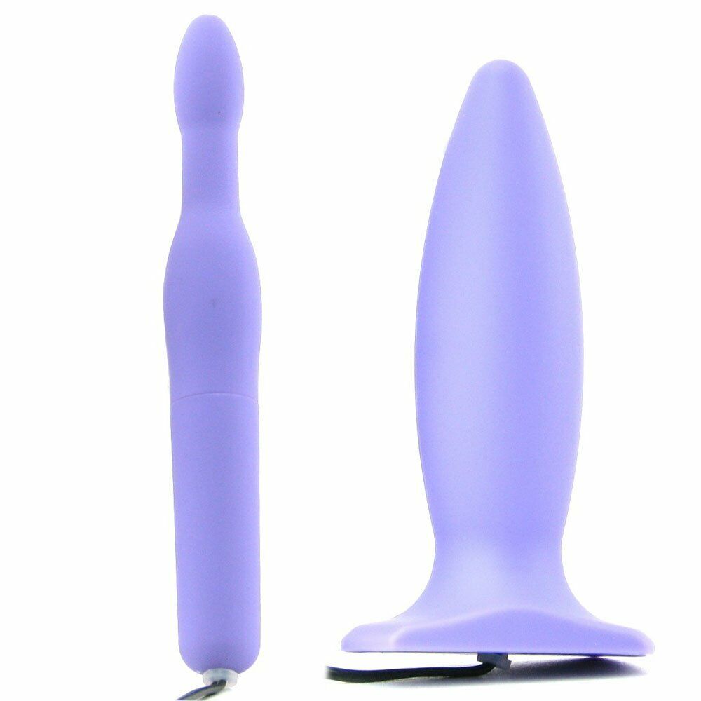 Beginner Anal Sex Toy Trainer Kit Slim Slender Anal Vibe Vibrator Butt Plug