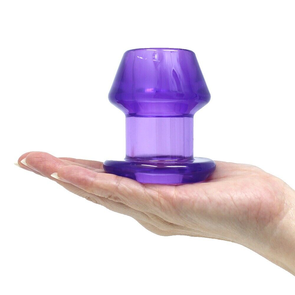 2.4" Jelly Full Access Peeker Hollow Anal Expanding Tunnel Dilator Butt Plug