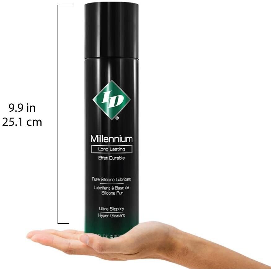 ID Millennium Silicone Based Personal Lubricant Massage Lube Body Glide  17oz