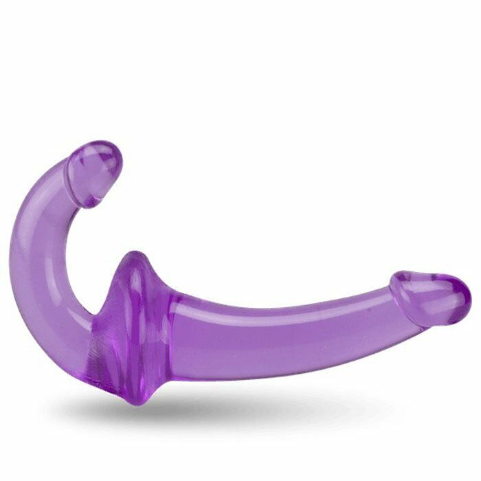 Strapless Strap on Double Ended Dildo Dong Sex-toys for Women Lesbians