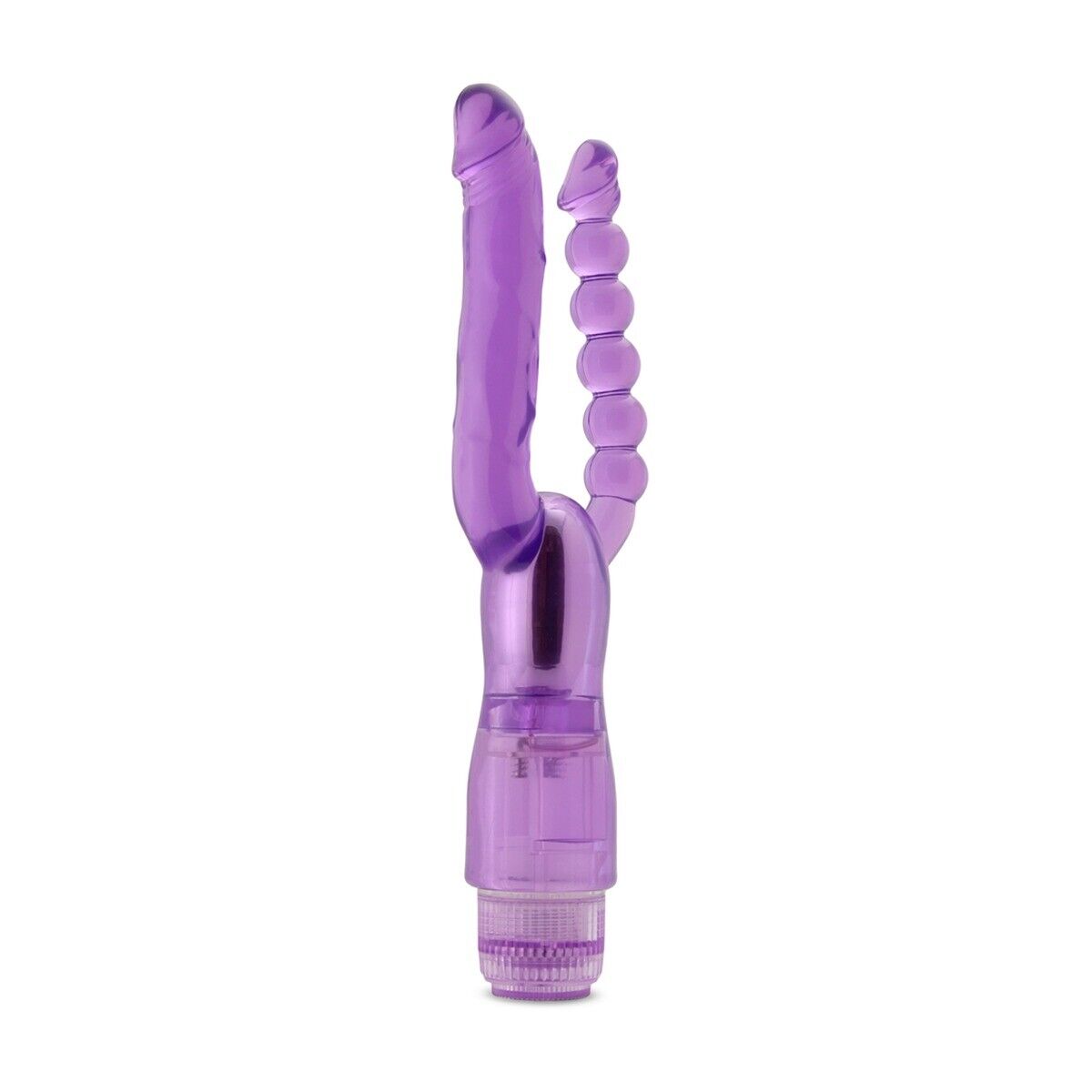 Vaginal Anal G-spot Dual Pleasure Double Penetration Vibrator Dildo DP Sex Toys