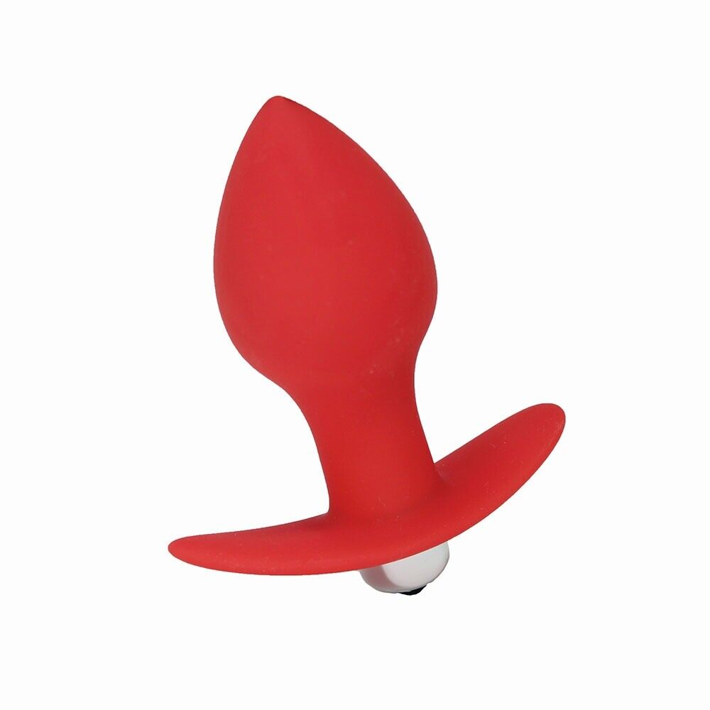 Silicone Vibrating Anal Butt Plug Vibrator Anal Trainer for Beginners Men Women