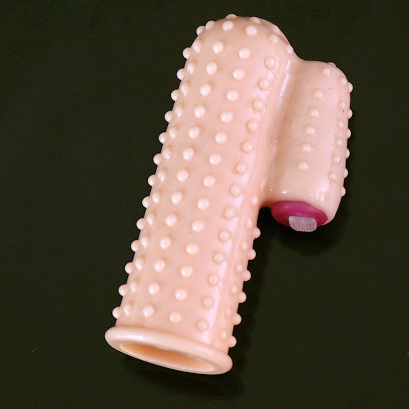 Finger Sleeve Massager Clit Anal G-spot Vibrator Foreplay Sex-toys for Couples