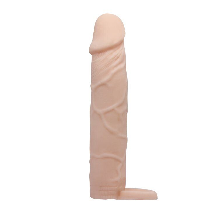 Male Penis Extension Extender Sleeve Sheath Width Length Girth Enhancer Enlarger