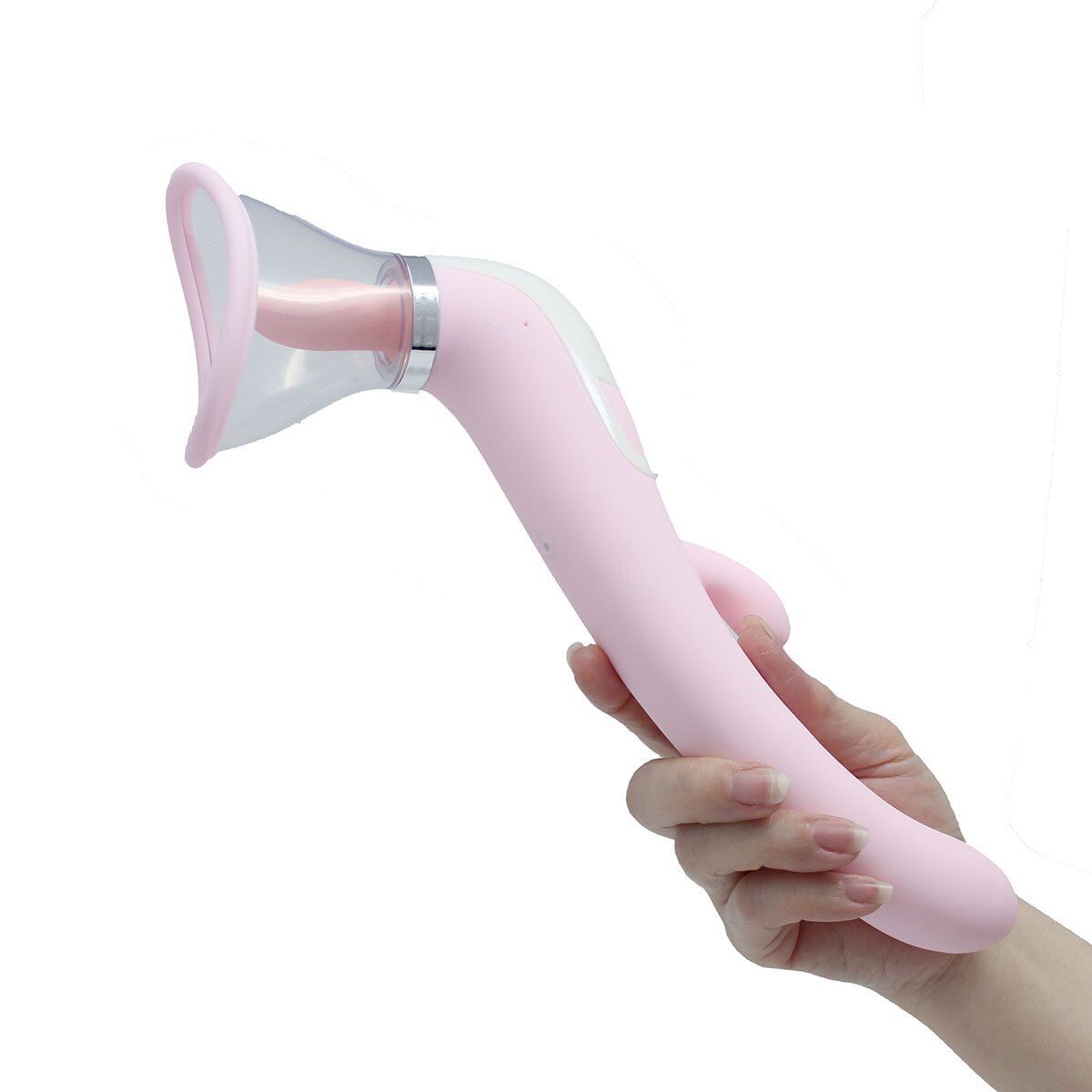 Automatic Tongue Oral Sex Clit Nipple Vaginal Pussy Pump Sucker G-spot Vibrator