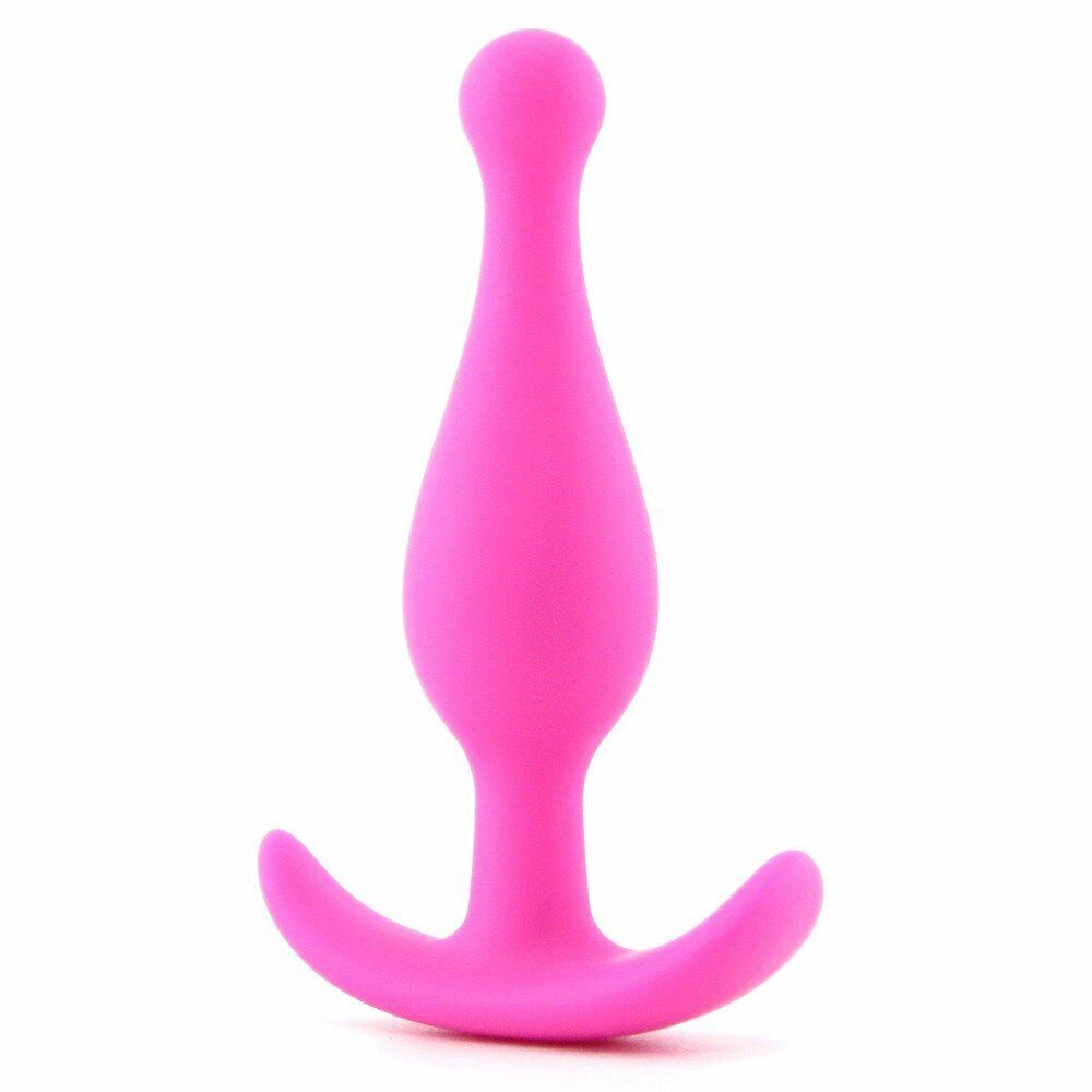 Flexible Bendable Slim Slender Silicone Beginner Anal Sex Toy Butt Plug Beads