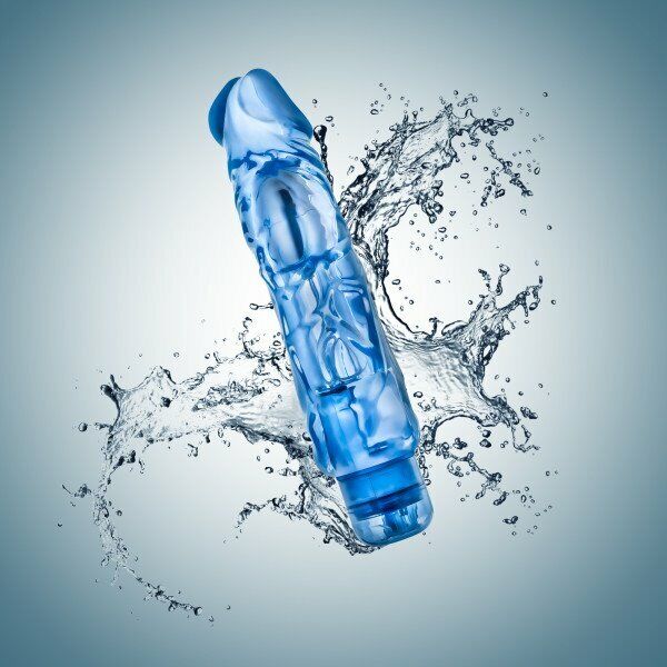 Waterproof Multi-speed Thick Jelly Realistic Vibrating Dildo Cock Vibe Vibrator