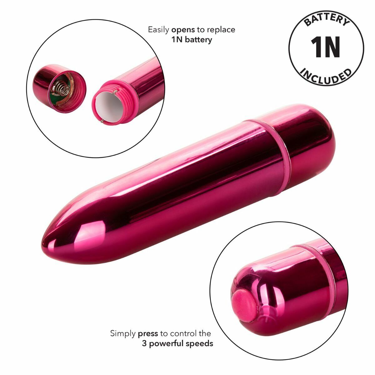 High Intensity Powerful Discreet Wireless Bullet Clitoral Anal Sex Vibe Vibrator
