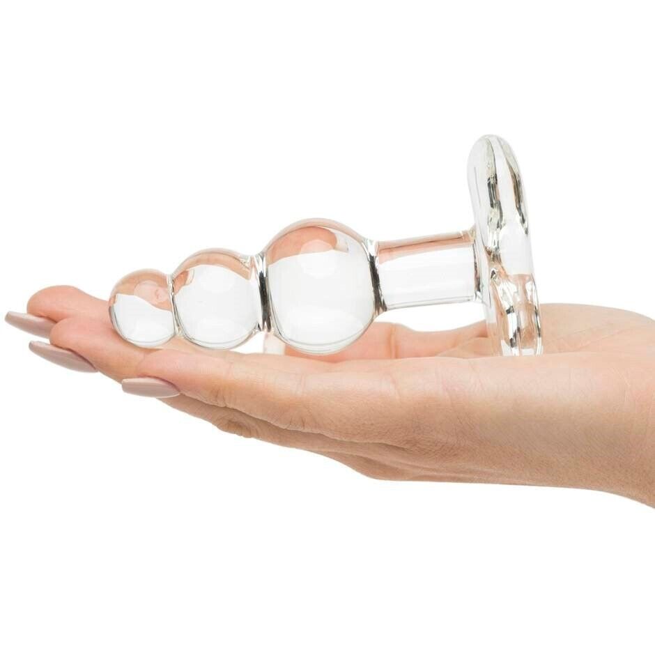 Beaded Glass Anal Butt Plug Dildo Beads Anal Sex Toys for Men Women Couples