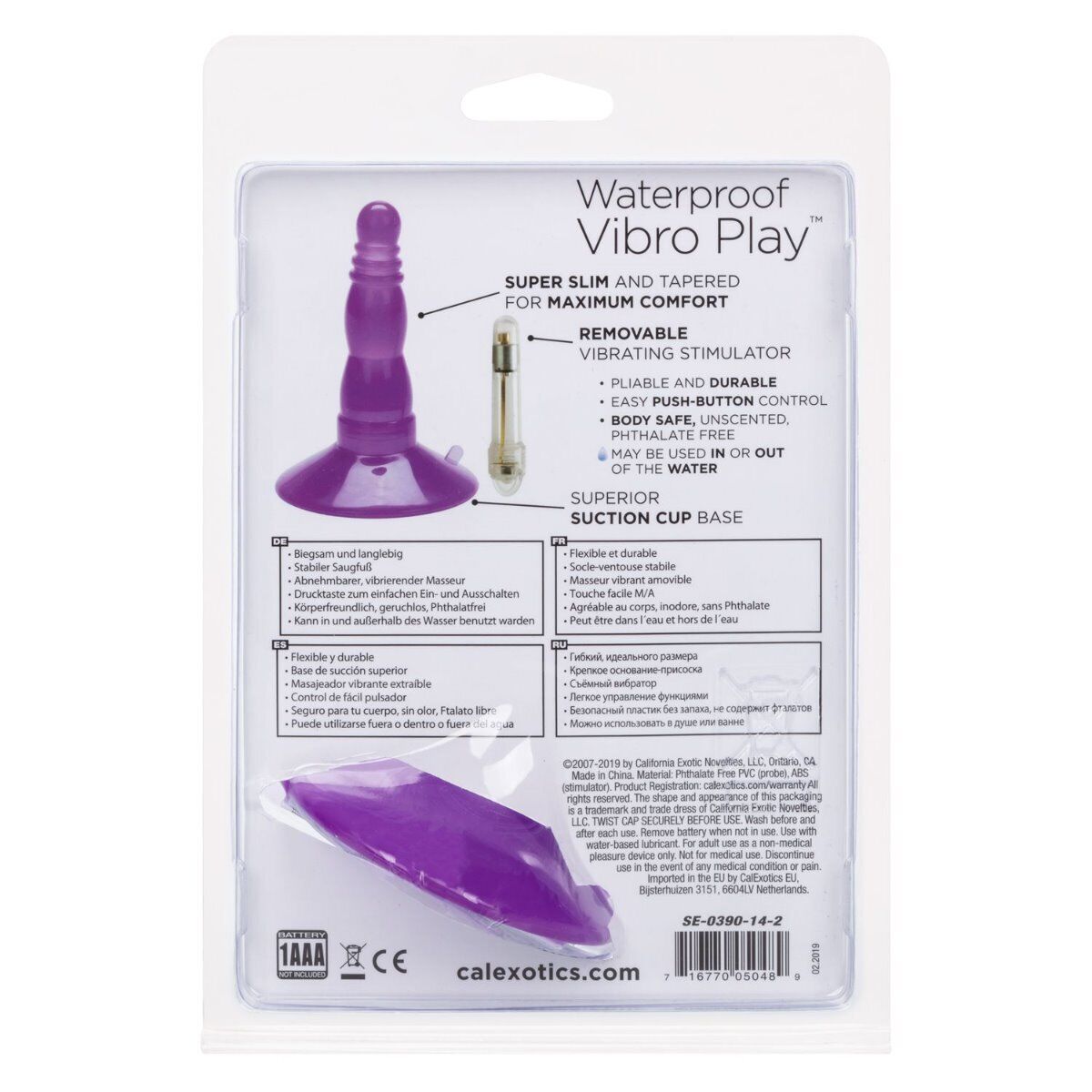 Wireless Vibro Play Vibrating Anal Sex Toy Butt Plug Vibe Vibrator Suctin Cup