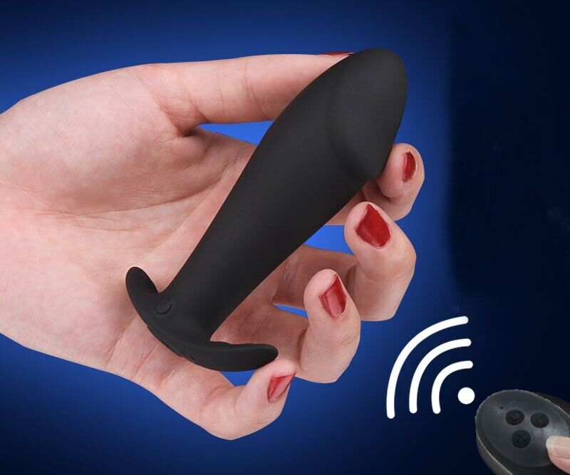 Wireless Remote Control Vibrating Wearable Anal Butt Plug Anal Trainer Sex Toys