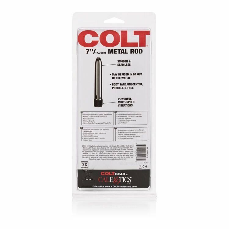 Colt Metallic Man Male Vibe Vibrator Vaginal Anal P-spot Prostate Massager Plug